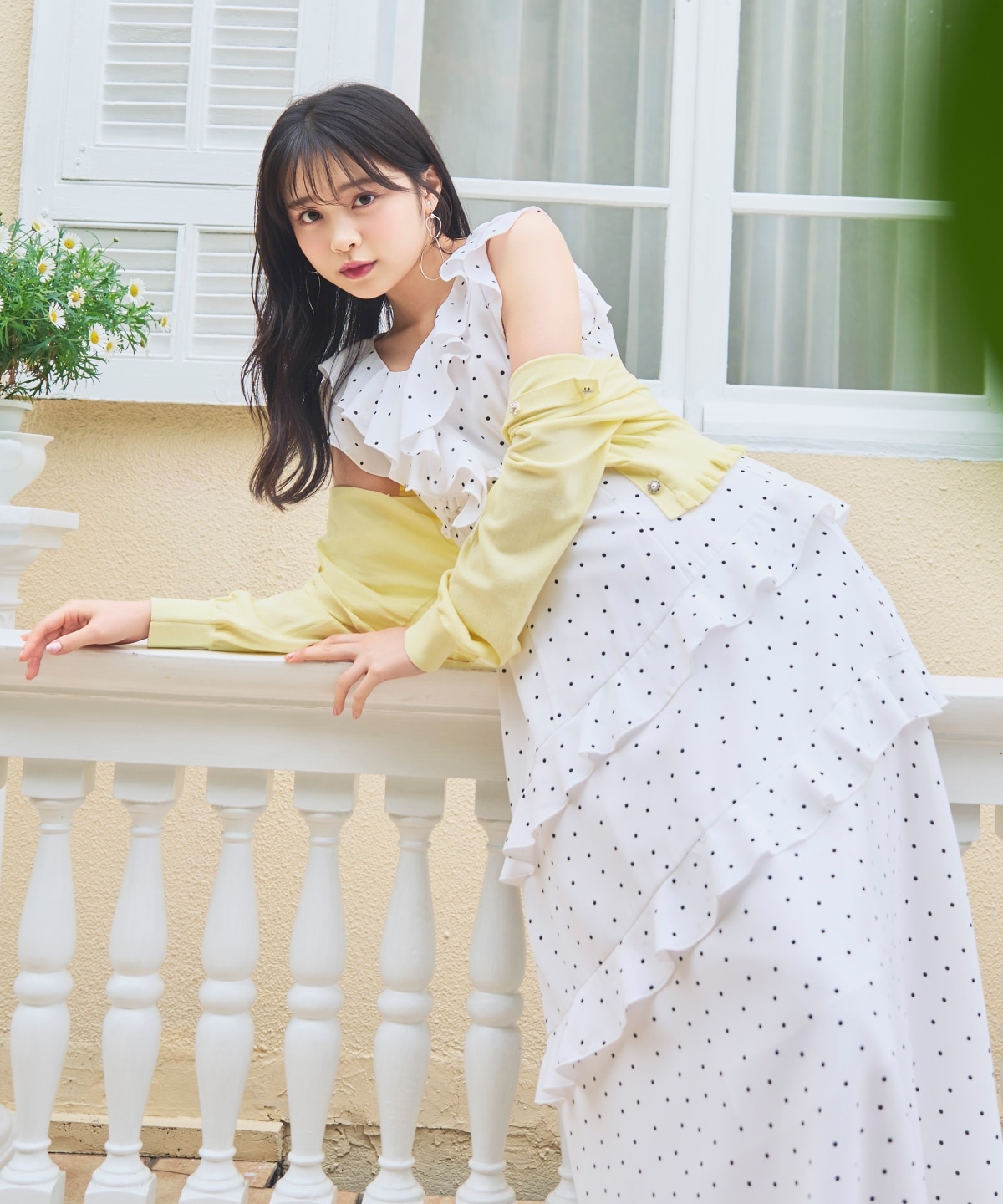 【6/11(thu)10時発売】ラッフルフリルティアードワンピース