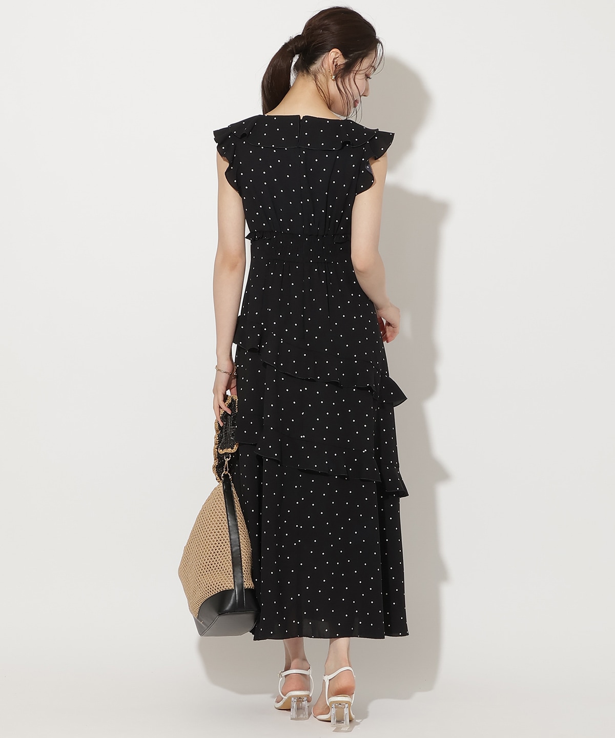 【6/11(thu)10時発売】ラッフルフリルティアードワンピース