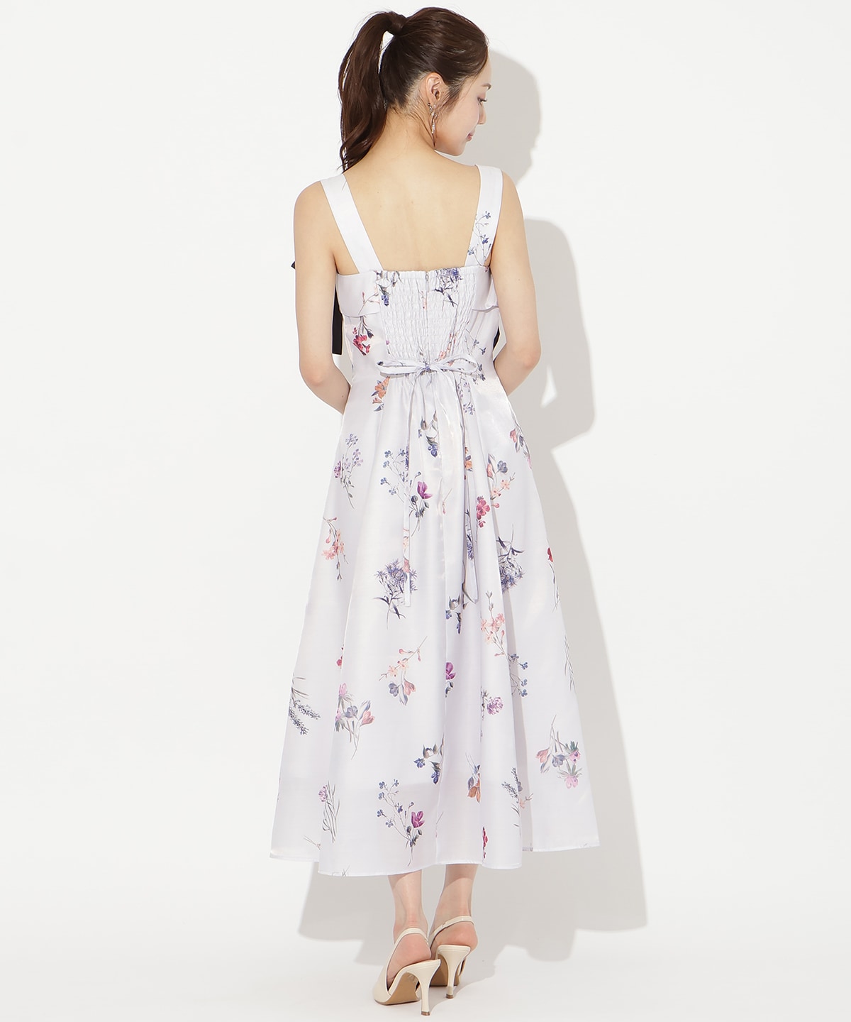 【3/12(thu)10時発売】ボタニカルフラワーシアータックワンピース