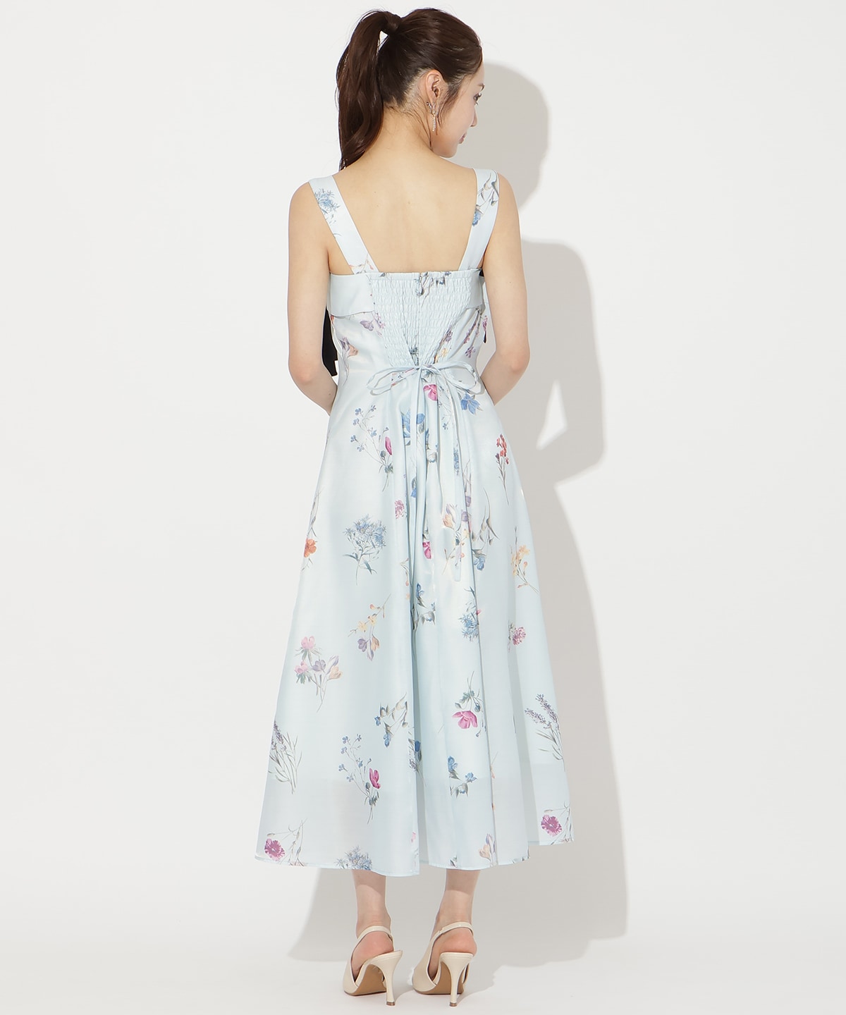 【3/12(thu)10時発売】ボタニカルフラワーシアータックワンピース