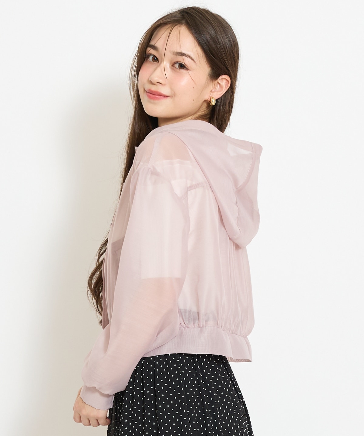 シアーフードブルゾン