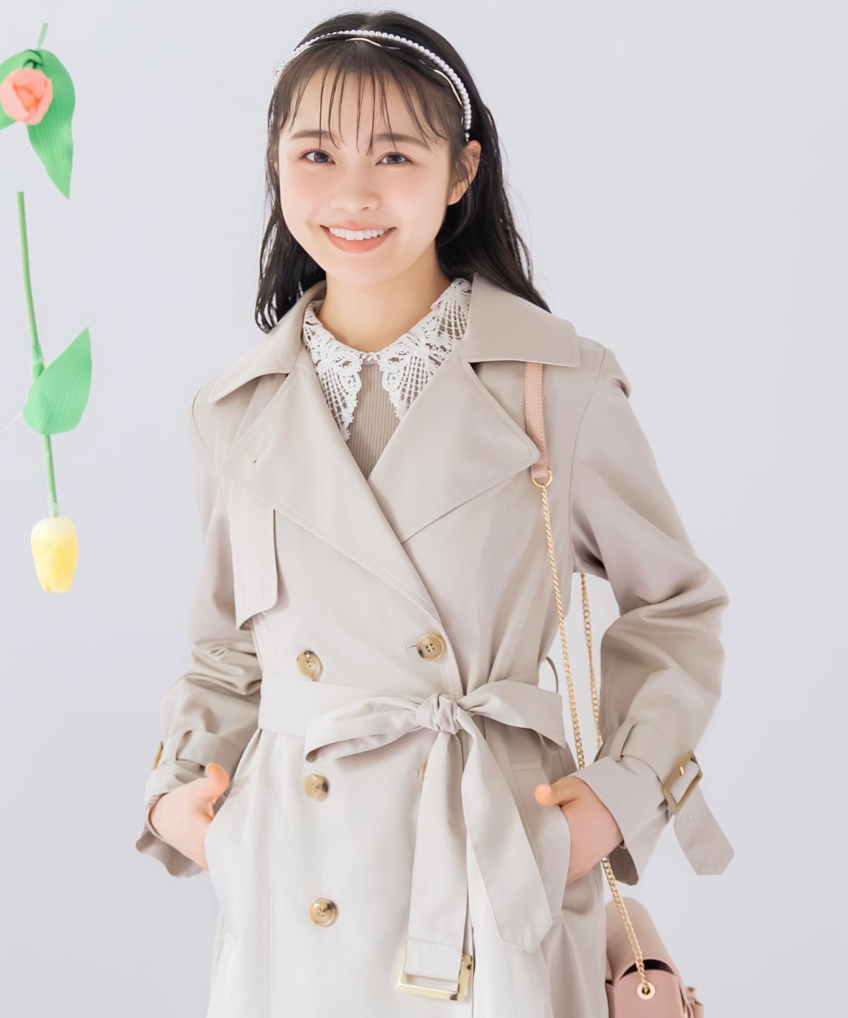 【1/14(wed)18時先行予約開始 】オリジナルフレアトレンチコート