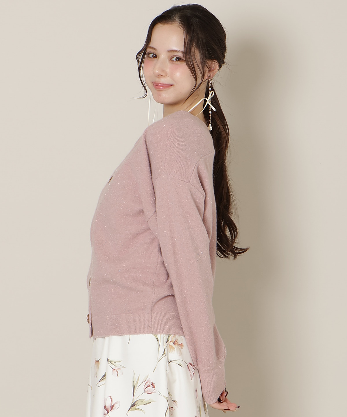 ミドルゲージカーディガン