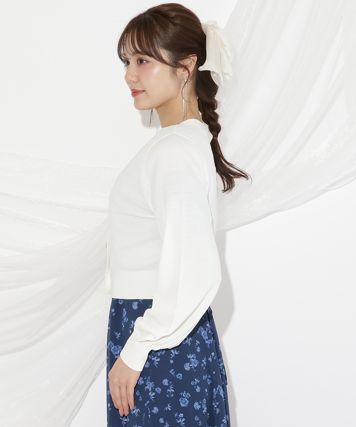 アソートボタンUVカットカーディガン