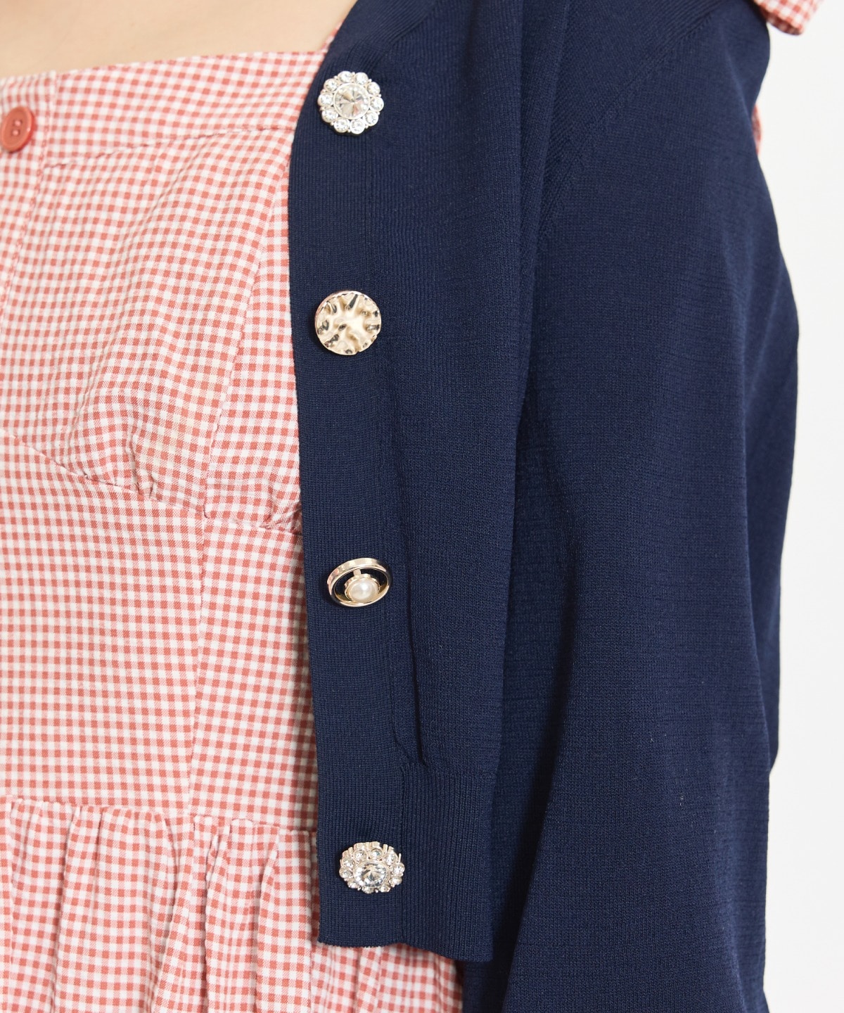 アソートボタンUVカットカーディガン