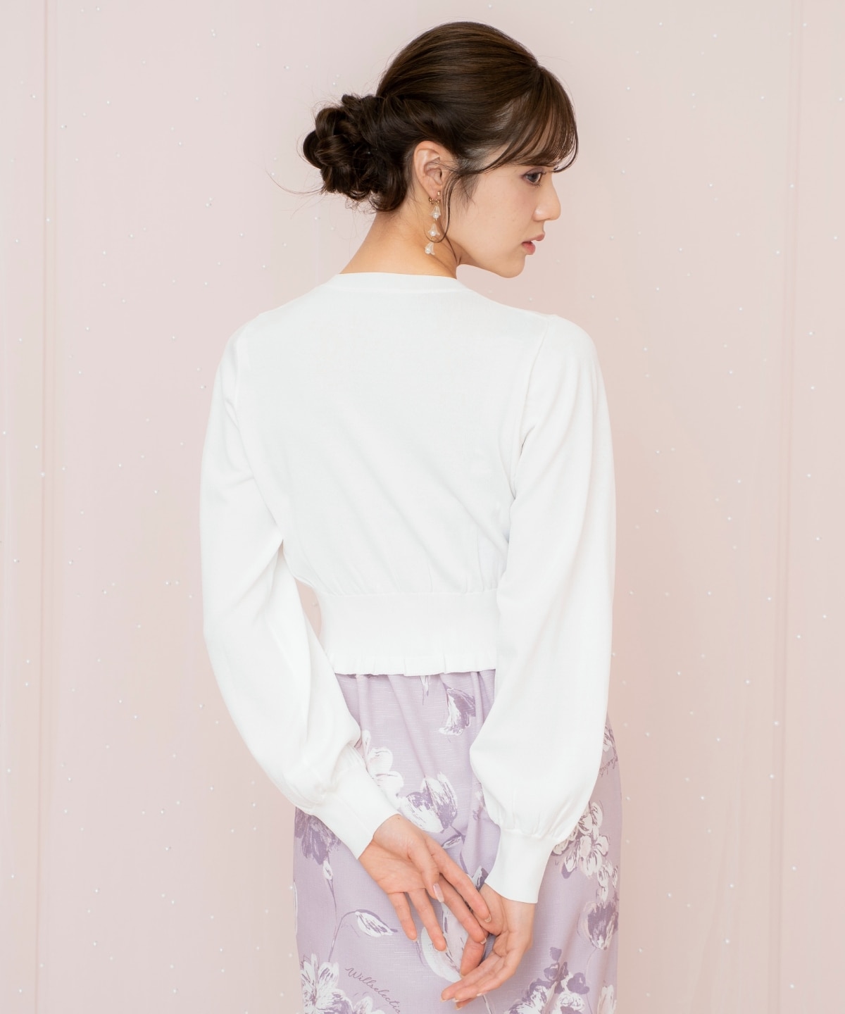 フリルヘムUVカットカーディガン