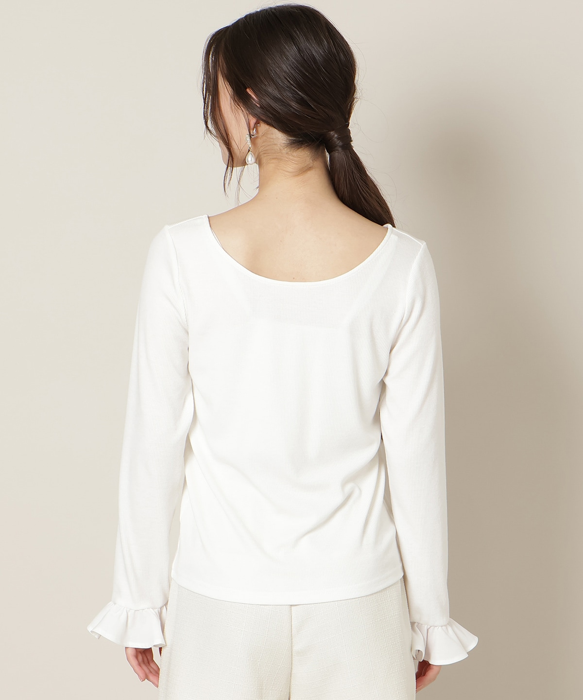 フリルカフスインナートップス