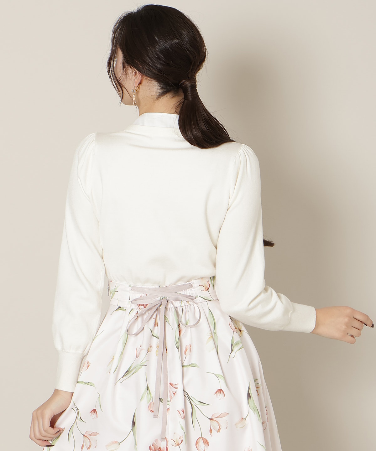 リボンタイプルオーバー