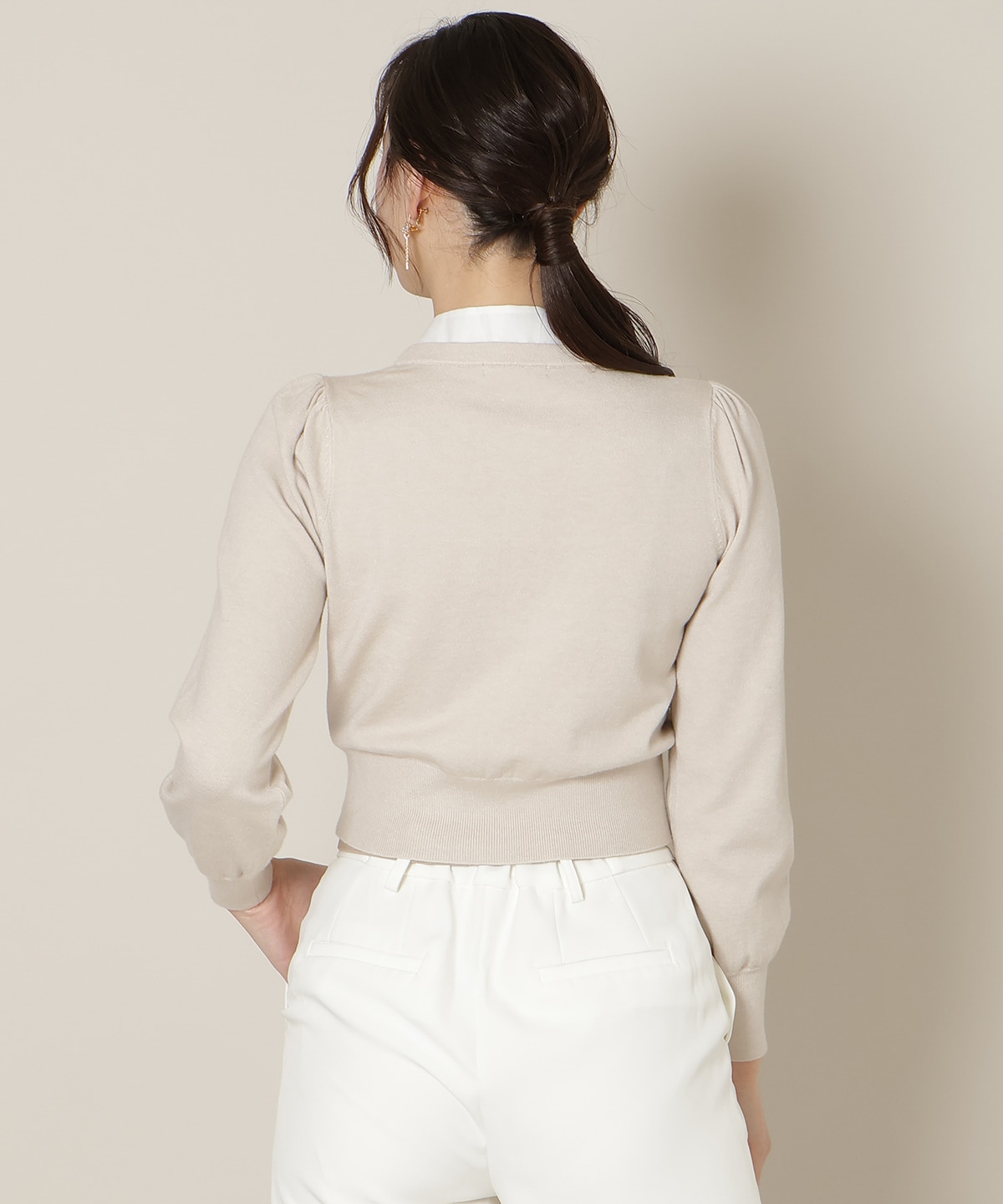 リボンタイプルオーバー