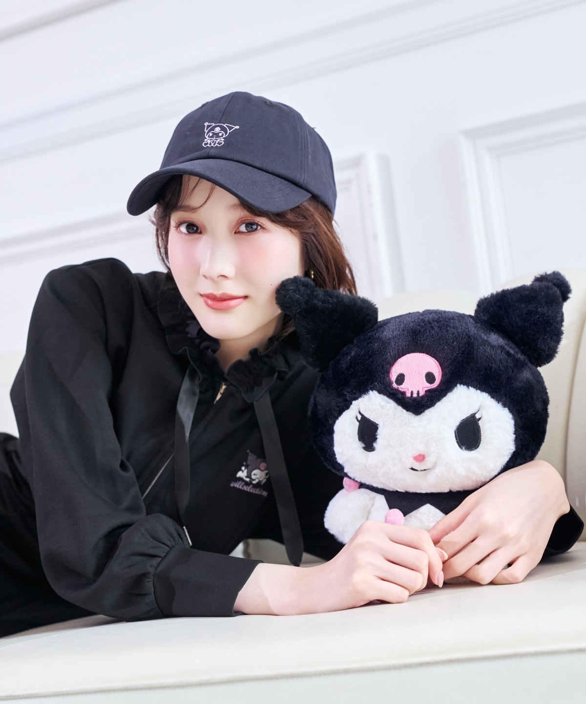 【9/17(thu)10時発売】WILLSELECTION×マイメロディ&クロミ バックリボン刺繍キャップ