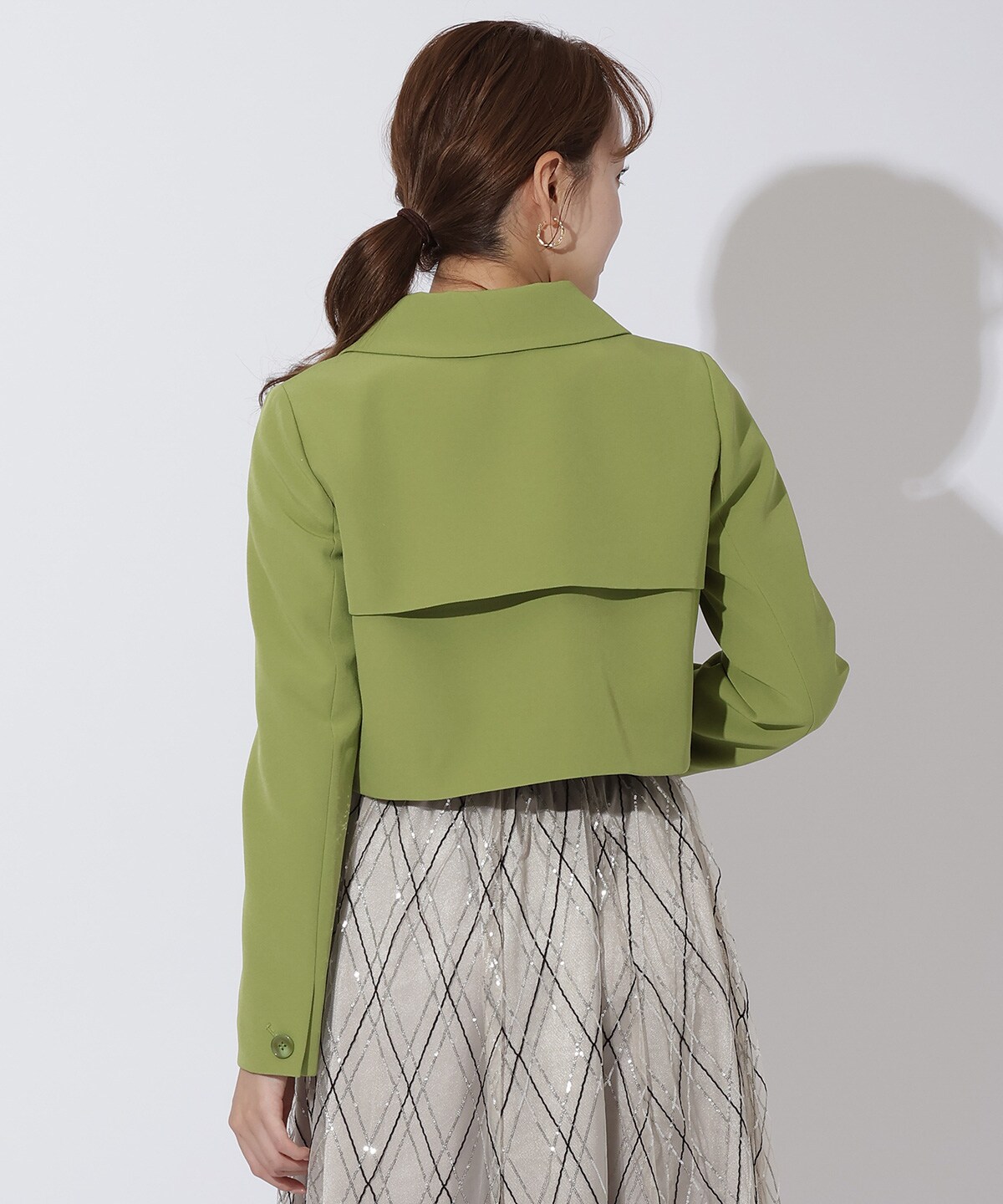 ダブルクロスショートトレンチ