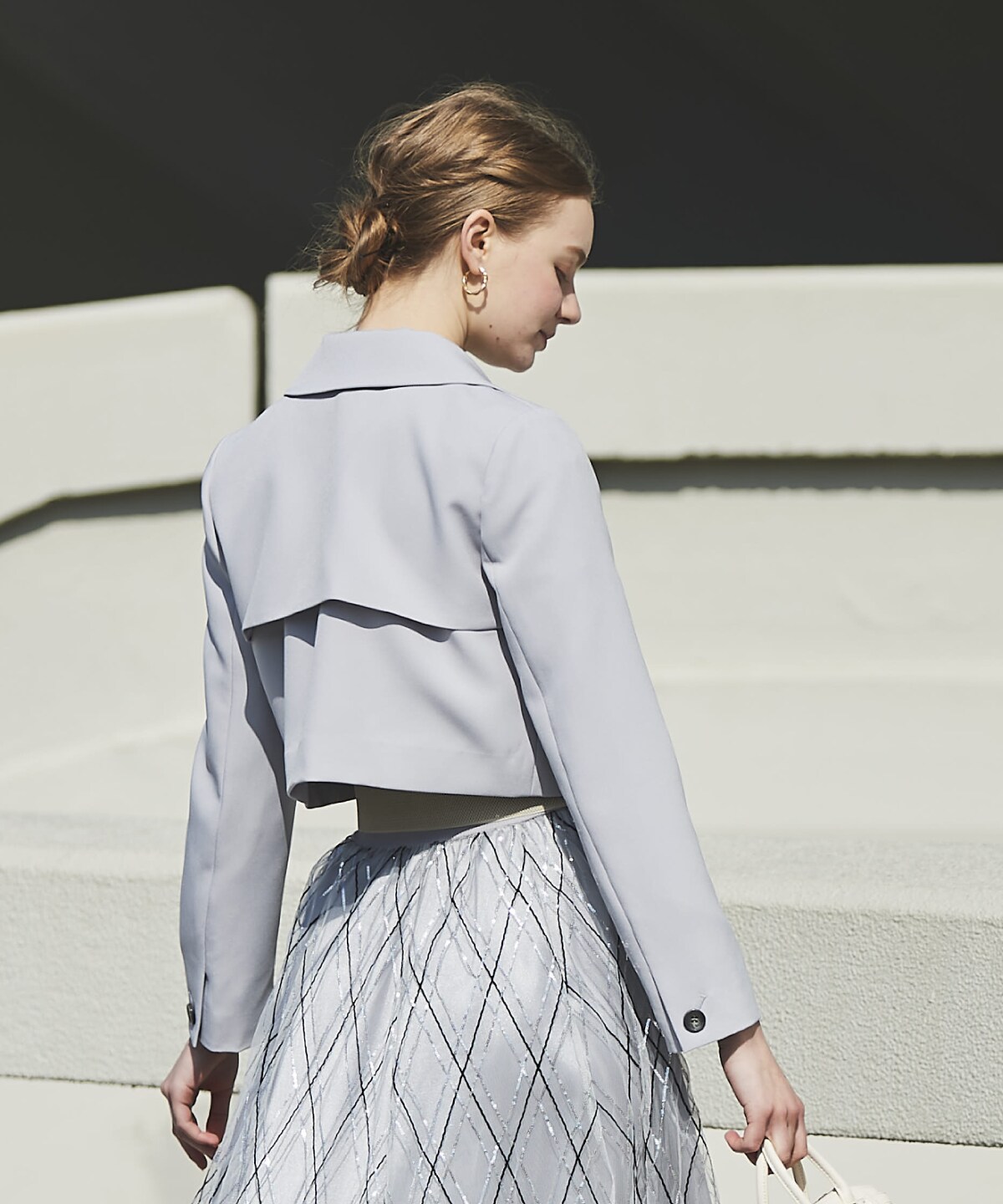 ダブルクロスショートトレンチ