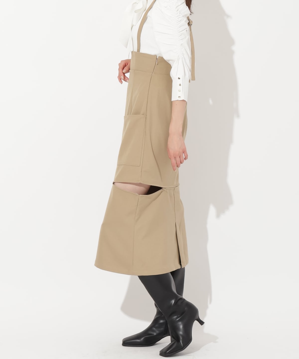 サスペ付き2wayスカート