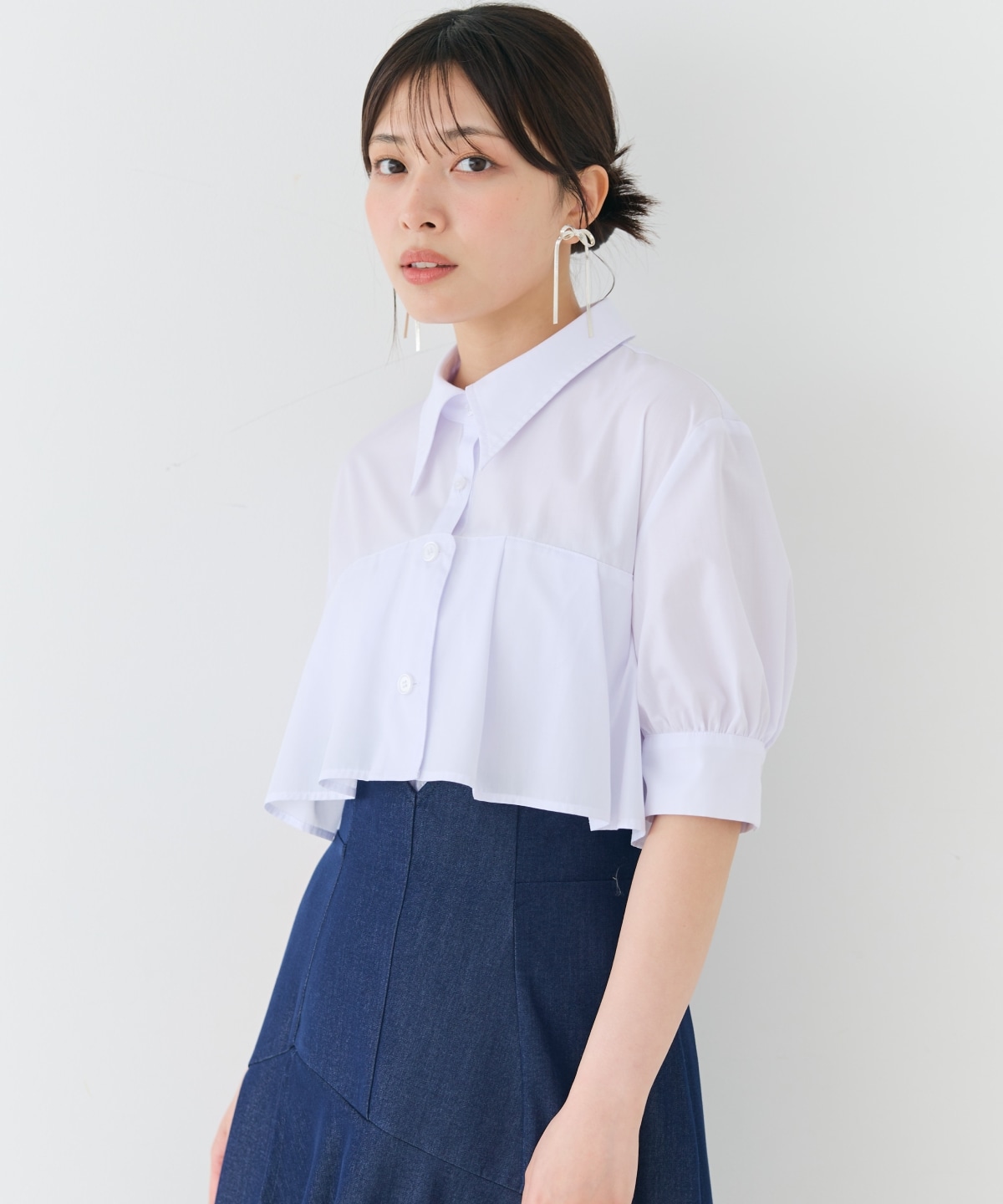 ヨークデザインハーフスリーブシャツ | トップス | AND COUTURE公式通販
