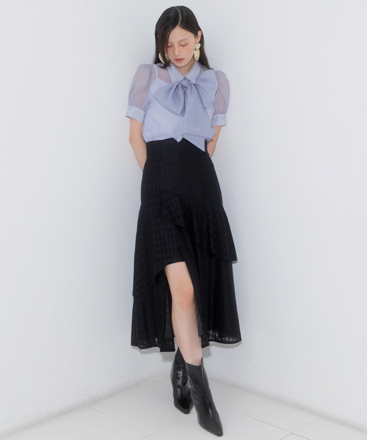 レースティアードスカート