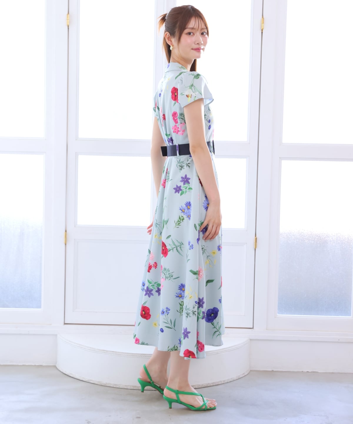 ボタニカルガーデンシャツワンピース