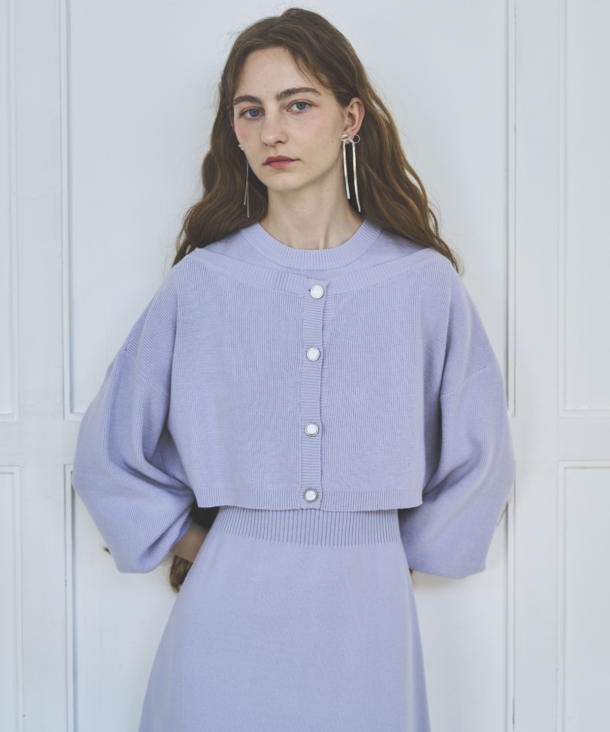 アンサンブルニットワンピース