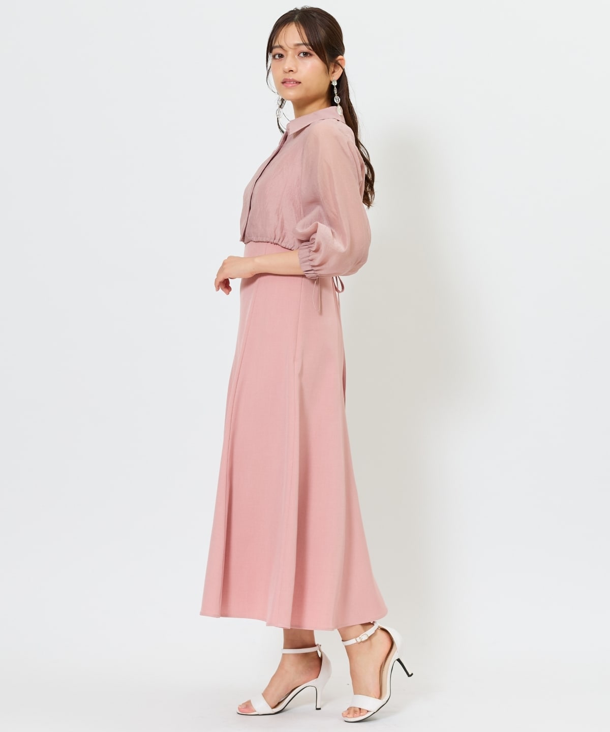 シアーシャツ＆ワンピースSET