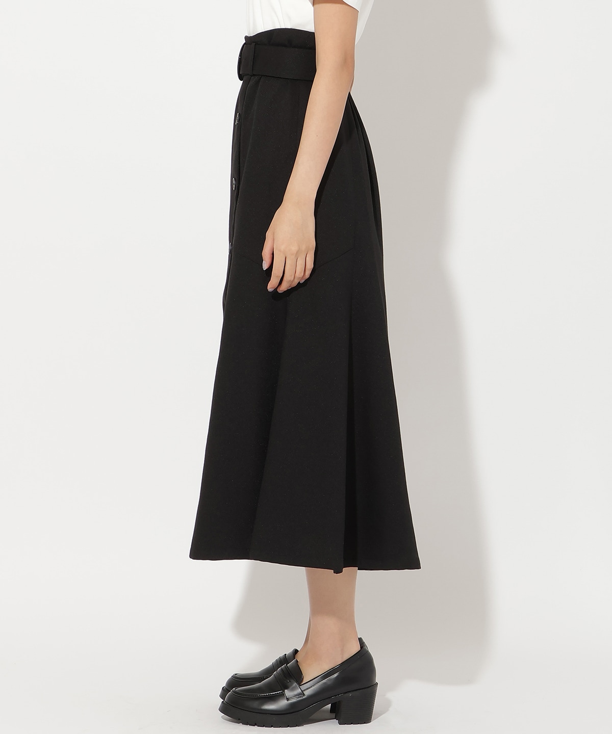 トレンチマーメイドスカート