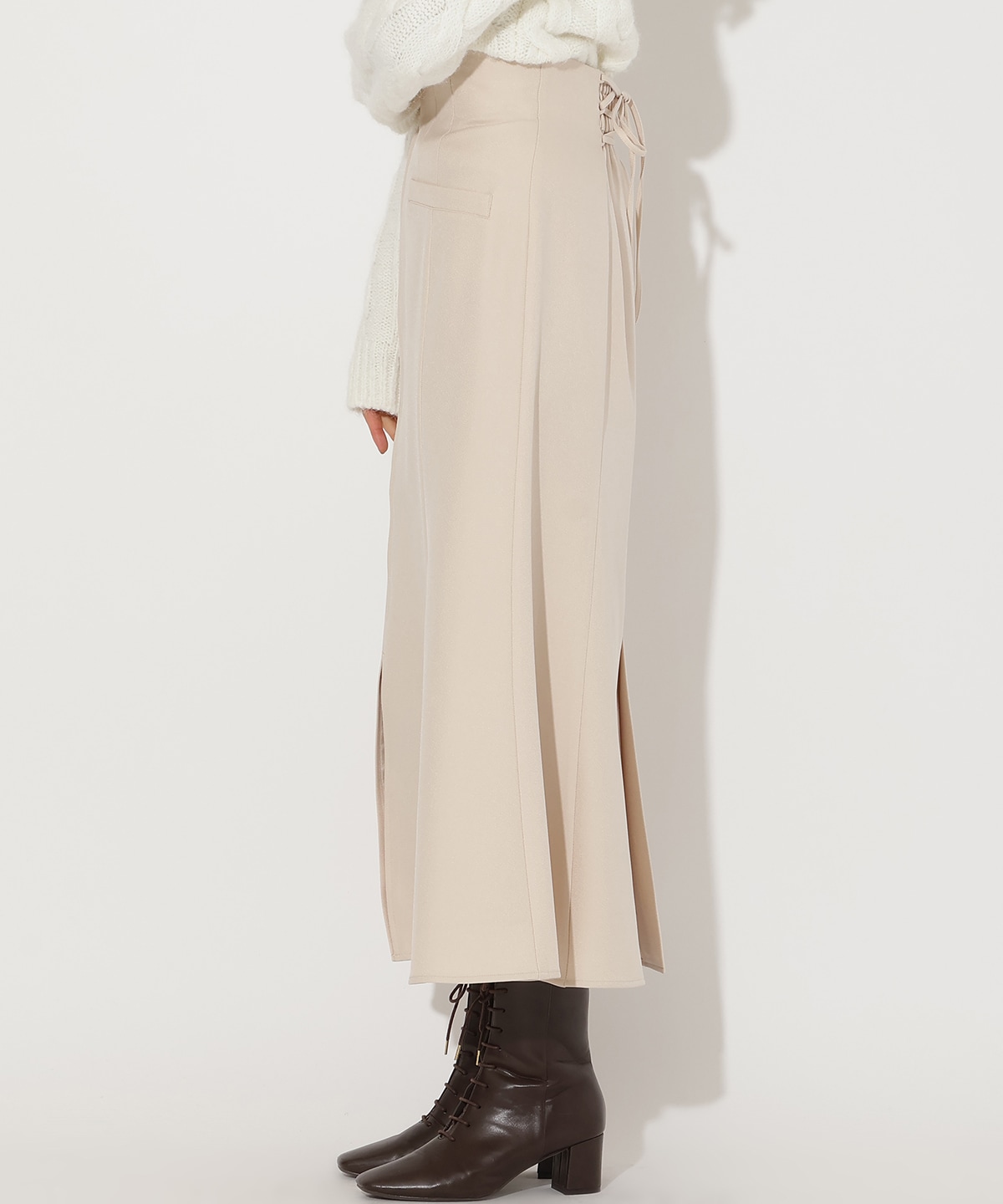 フロントZIPマーメイドスカート