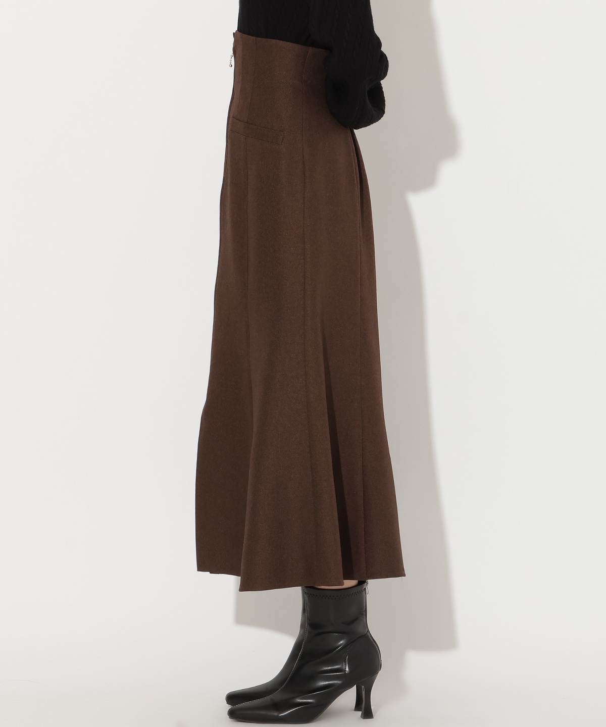 フロントZIPマーメイドスカート