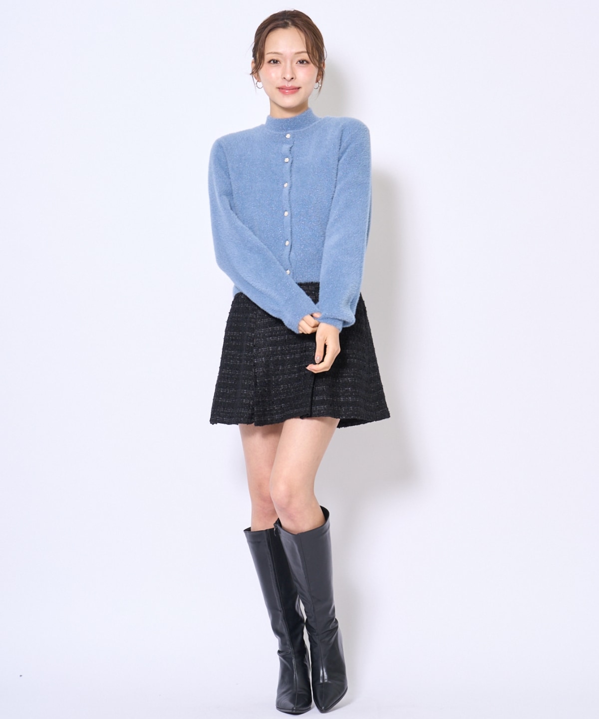 日本製ツイードミニスカート