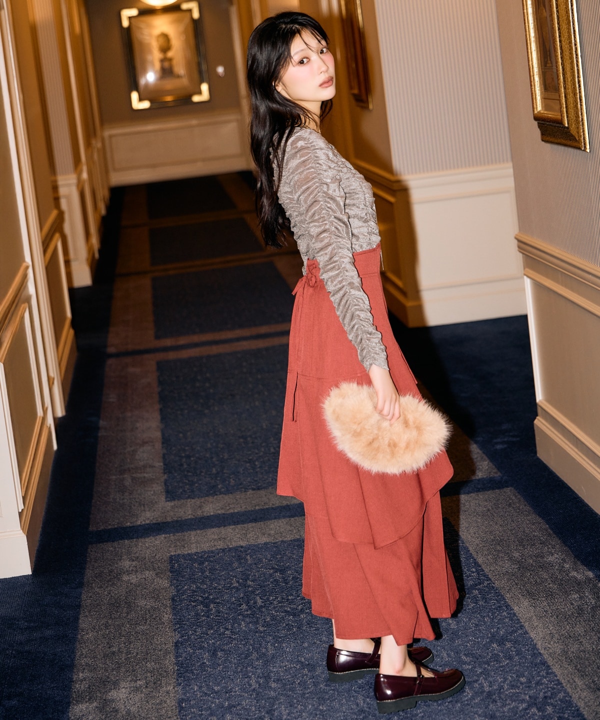 インナーミニティアードスカート