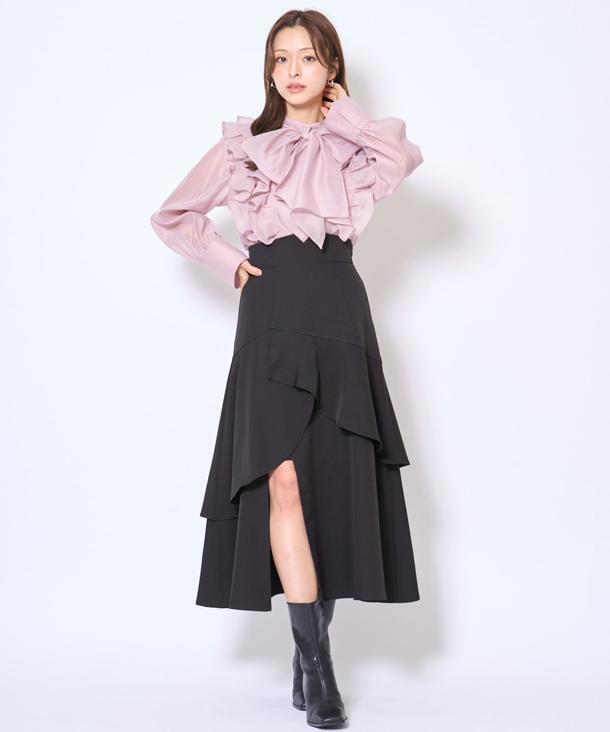 インナーミニティアードスカート