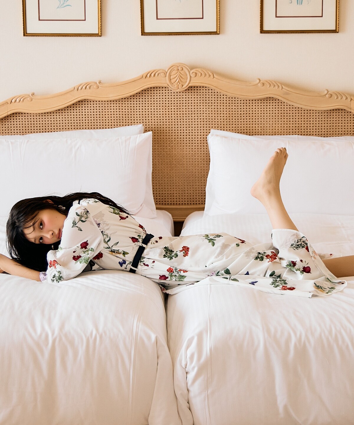 703.【ブライス ワンピース】花柄のクラシカルワンピース ※ 703