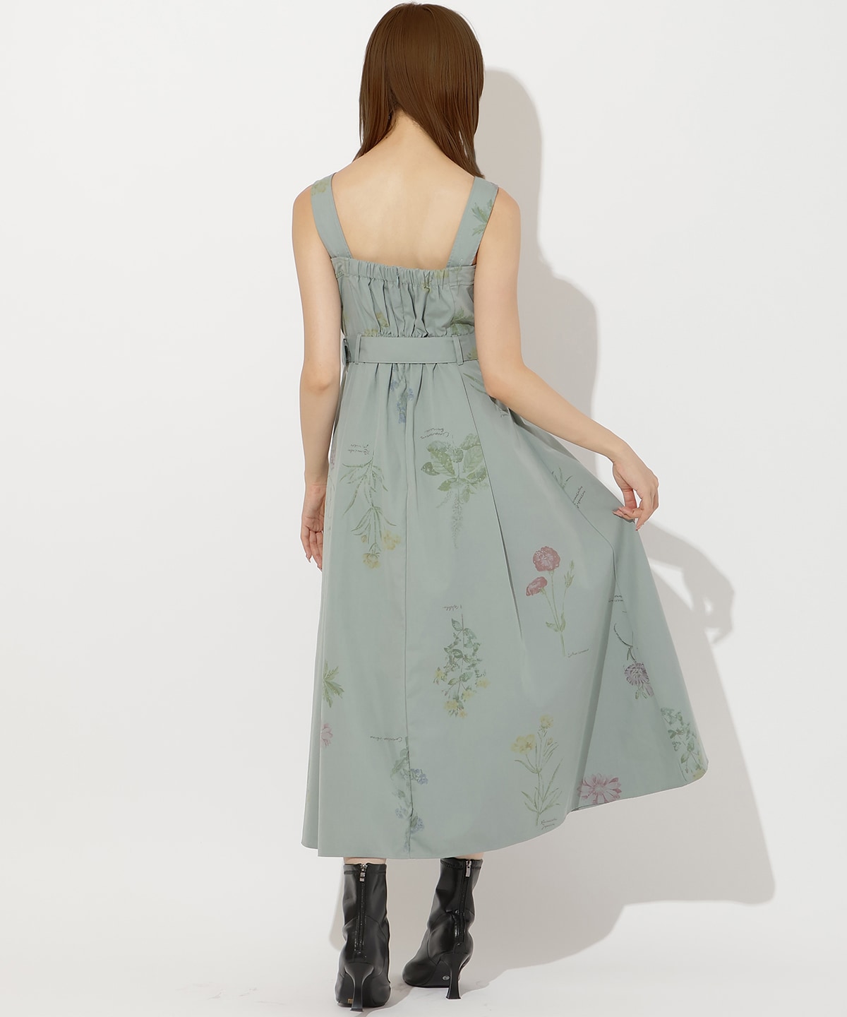 オータムフラワートレンチジャンスカ