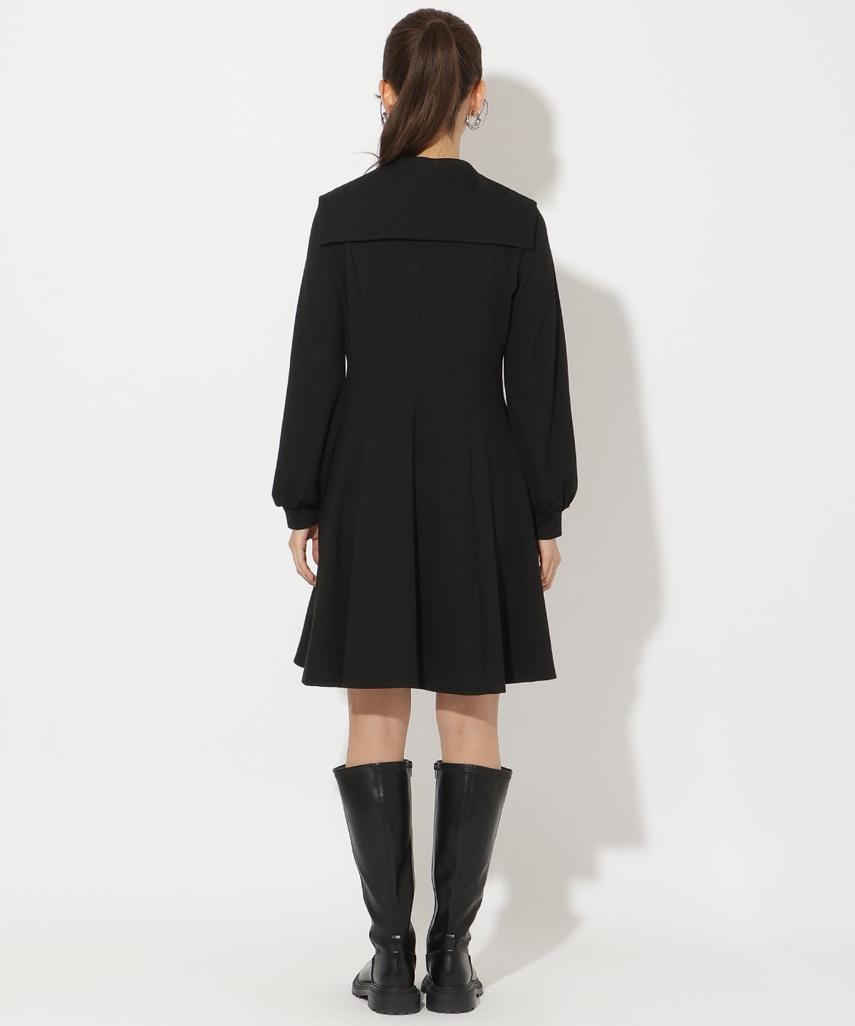 センターZIPミニワンピース