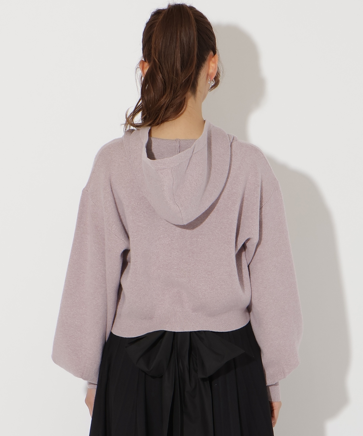 ニットパーカー