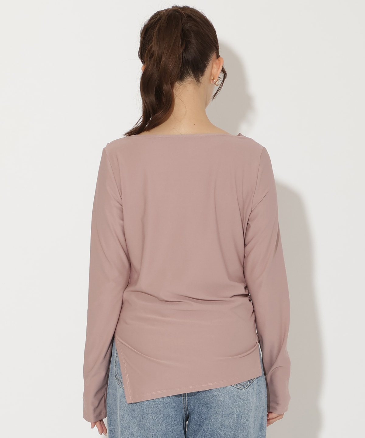 ドレープカットソー