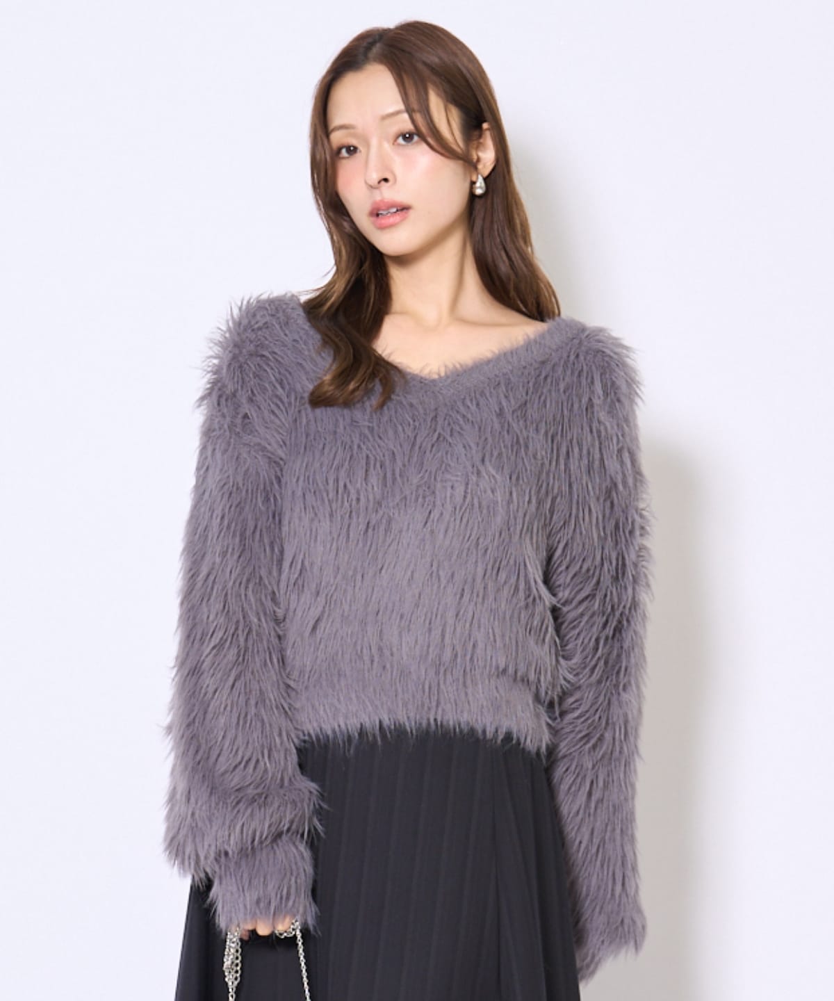 ロングフェザープルオーバー