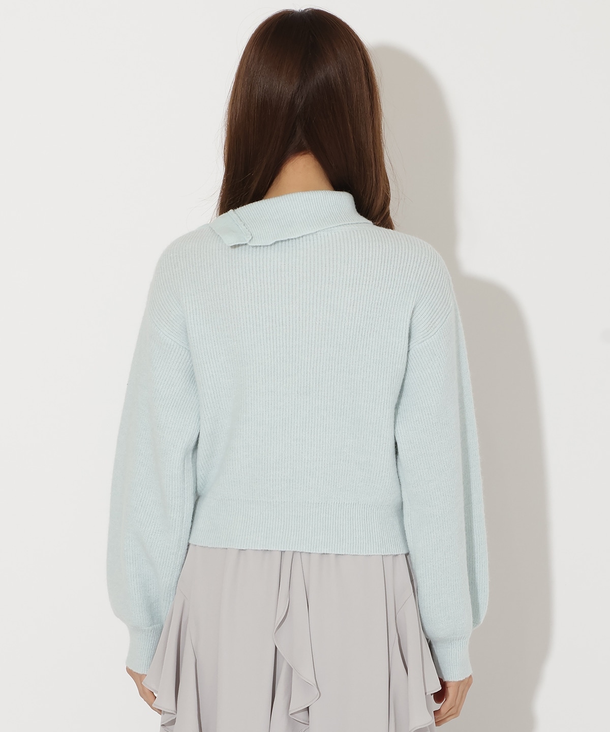 ショルダーボタンマルチウェイニットプルオーバー