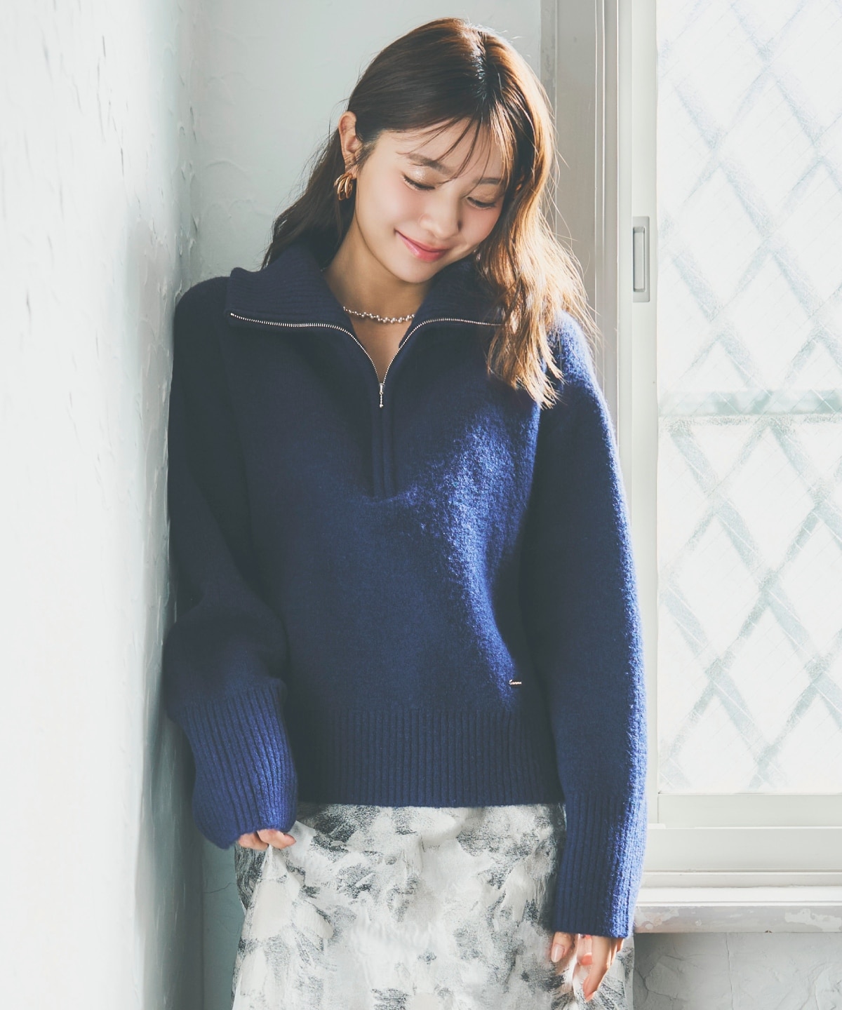 ZIPビッグカラープルオーバー