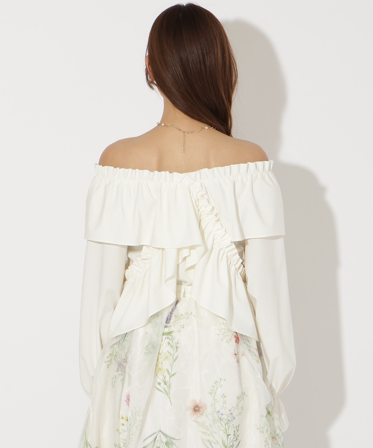 【先行予約受付中】フリルクロスブラウス