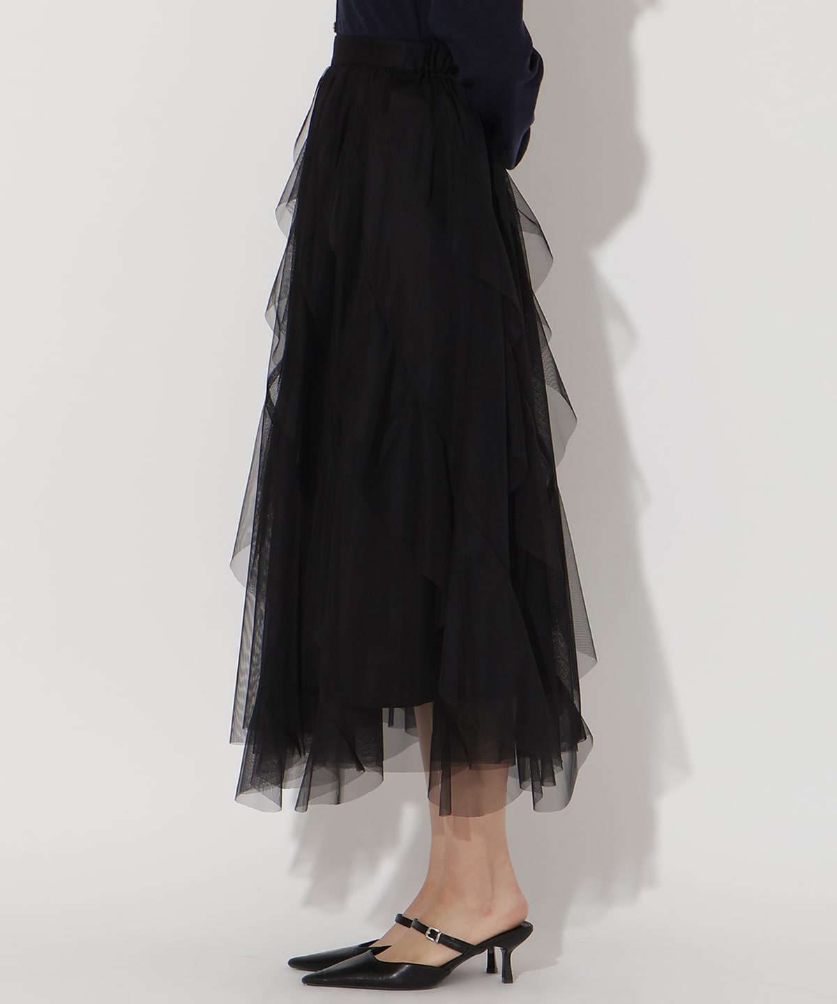 【先行予約受付中】ラッフルフリルチュールスカート