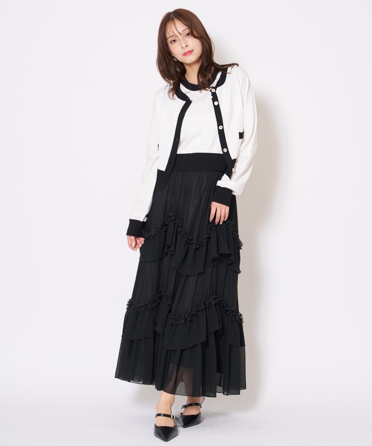 【先行予約受付中】ティアードチュールスカート