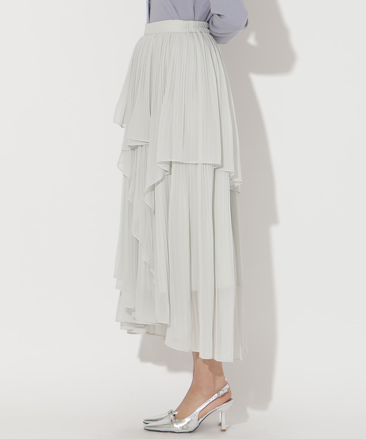 【先行予約受付中】ティアードプリーツスカート