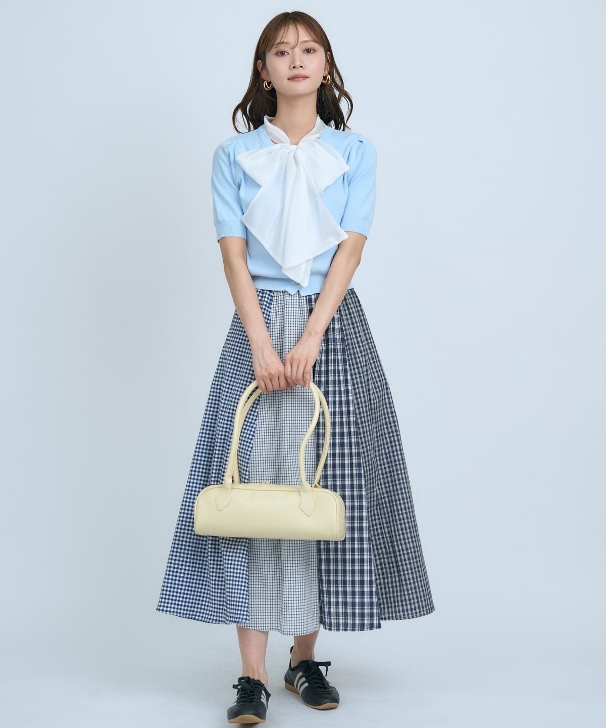サッカーギンガム組み合わせスカート