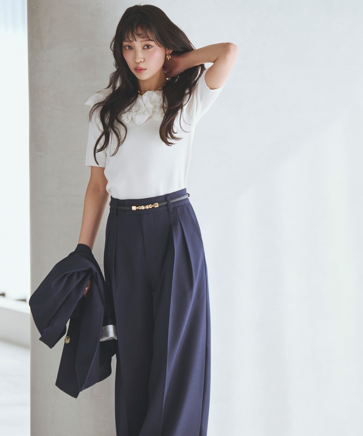 【先行予約受付中】タックワイドパンツ