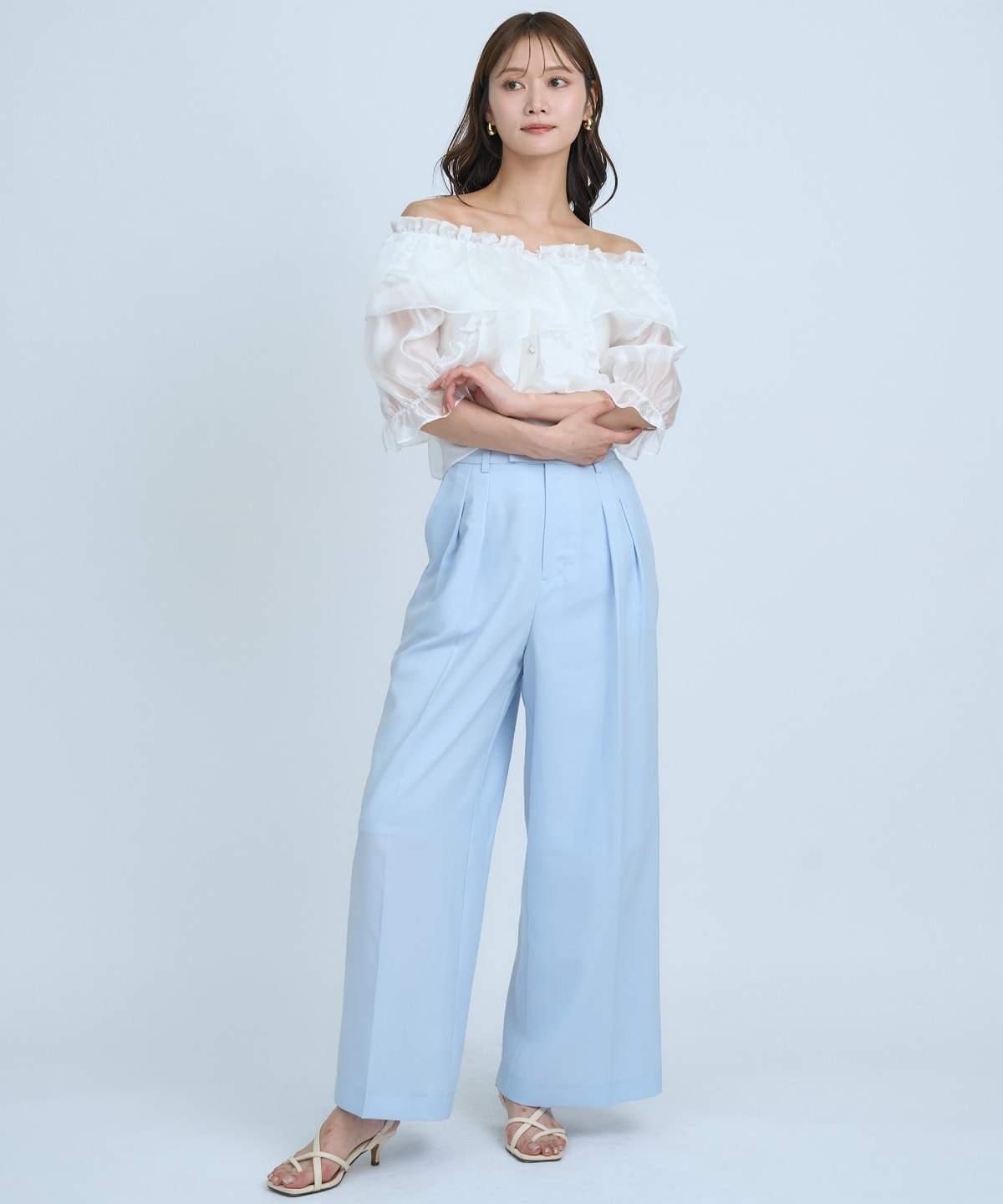 【先行予約受付中】シアーワイドパンツ