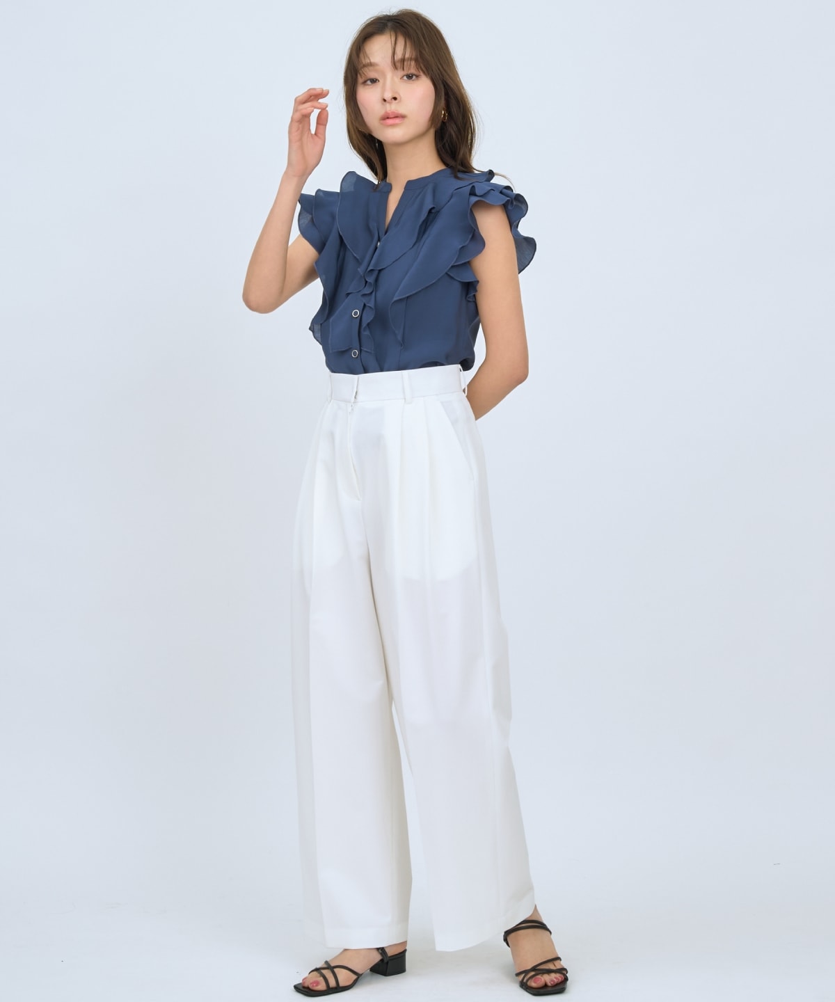 【先行予約受付中】2タックワイドパンツ