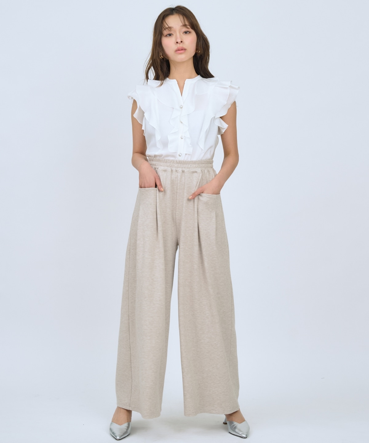 【先行予約受付中】カットツイルポケットタックパンツ