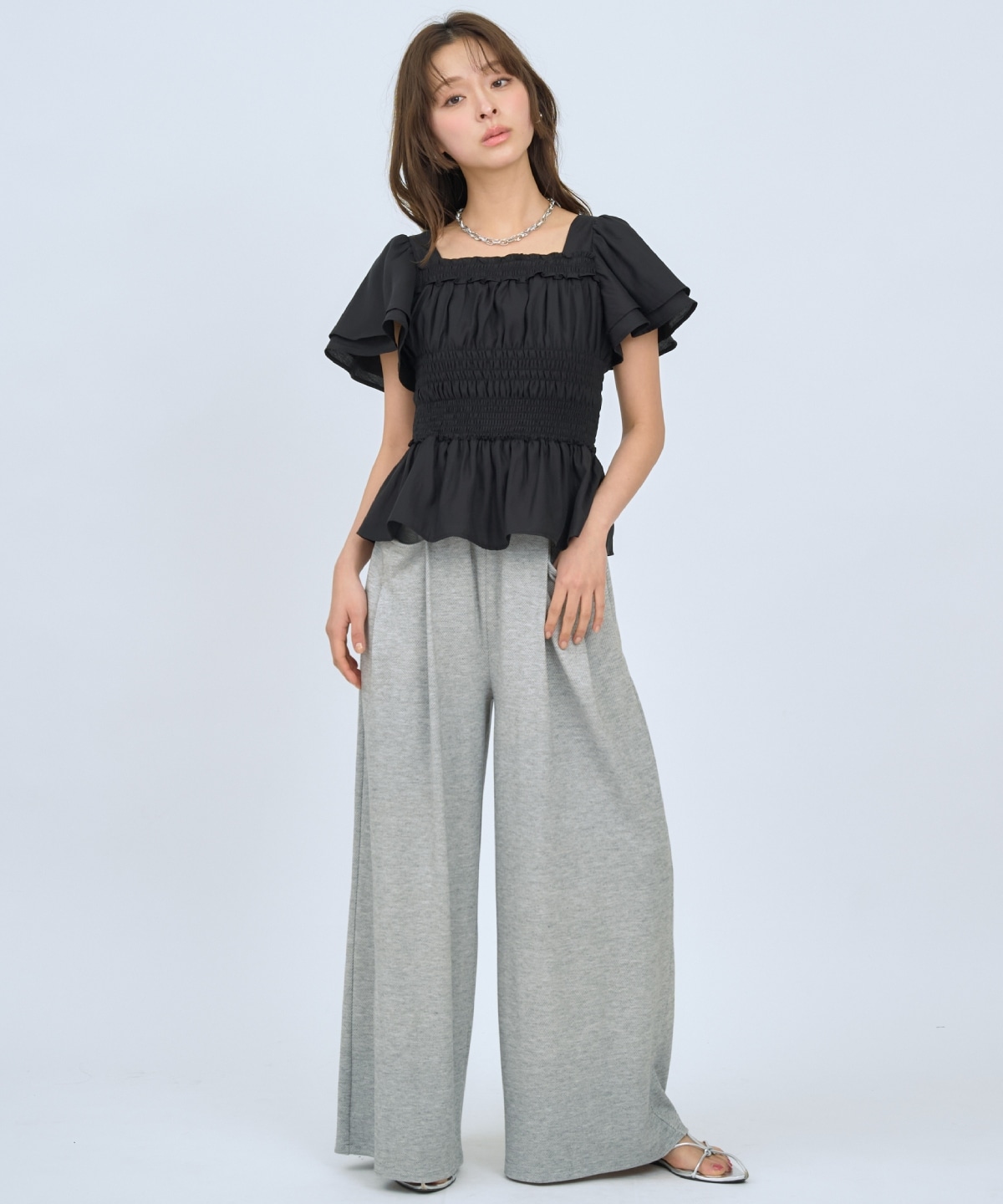 【先行予約受付中】カットツイルポケットタックパンツ