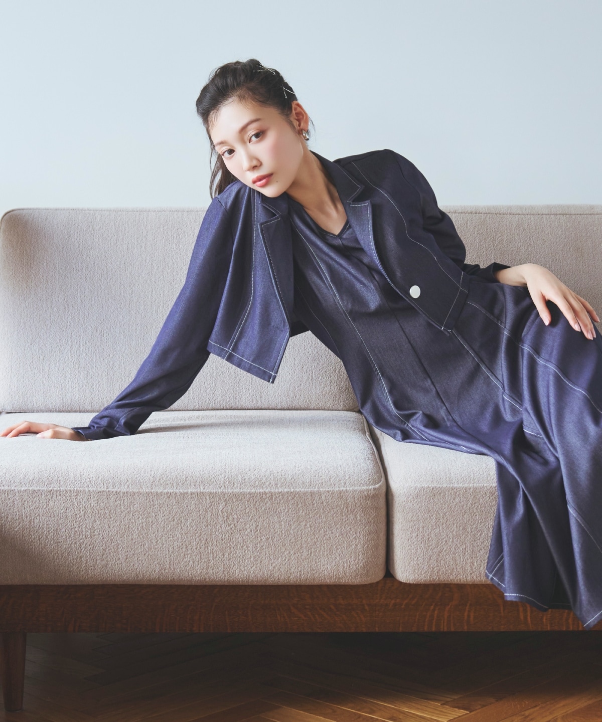 【先行予約受付中】ジャケット×ワンピースセットアップ