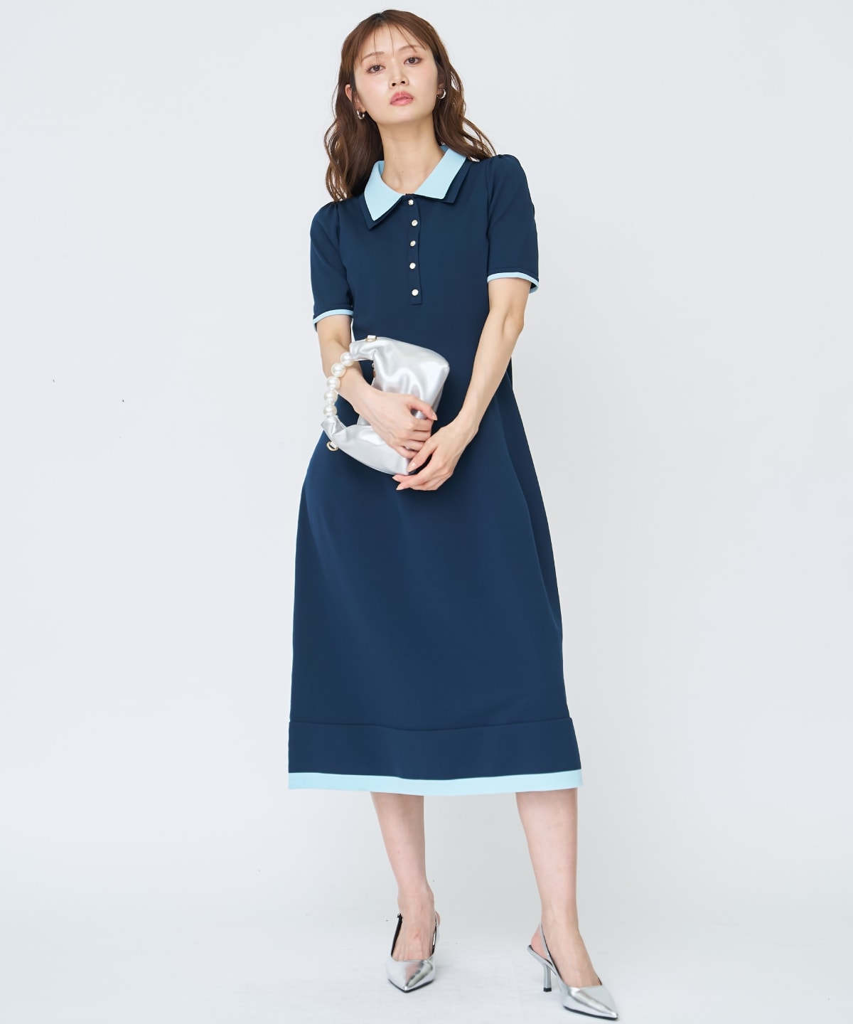 【先行予約受付中】ポロニットワンピース