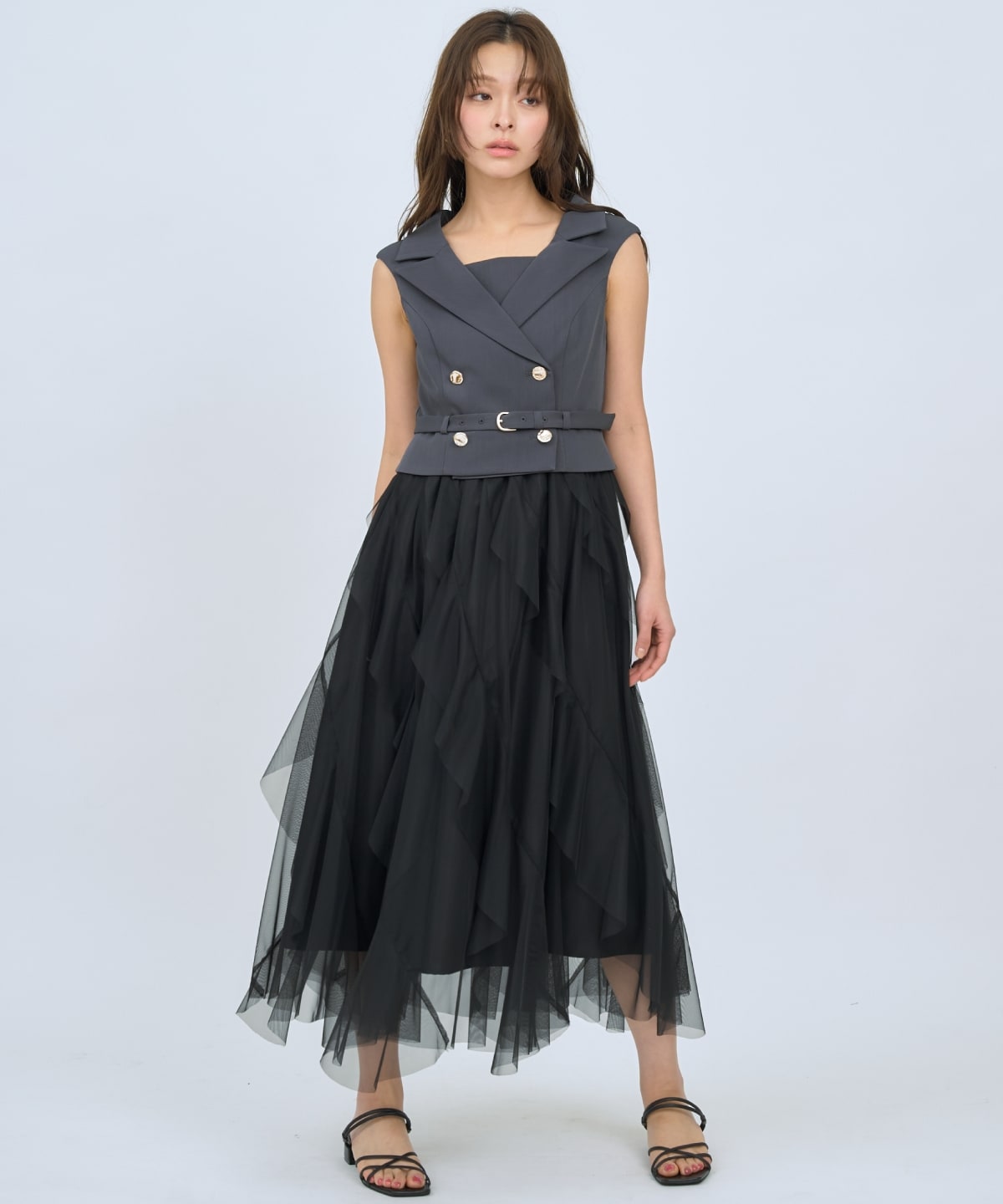 【先行予約受付中】アシメチュールトレンチジャンスカ