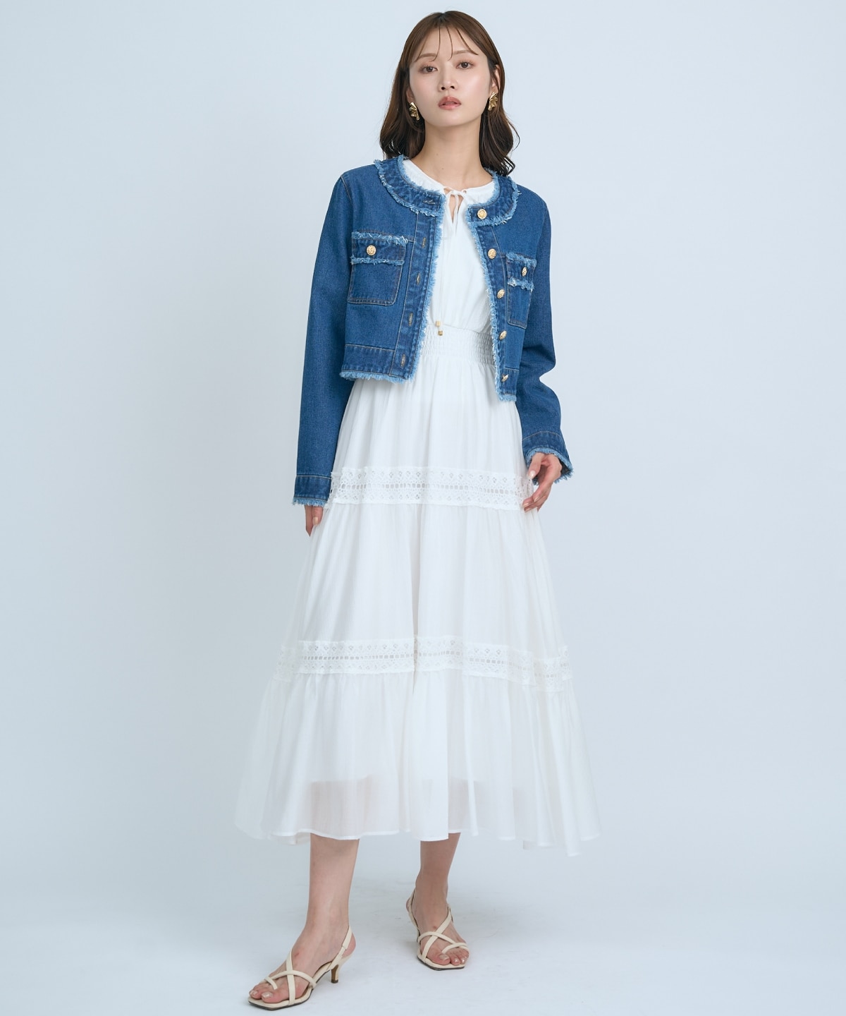 【先行予約受付中】フリンジデニムジャケット